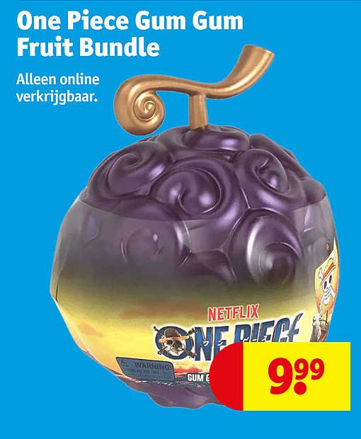 One Piece Gum Gum Fruit Bundle Alleen online verkrijgbaar.