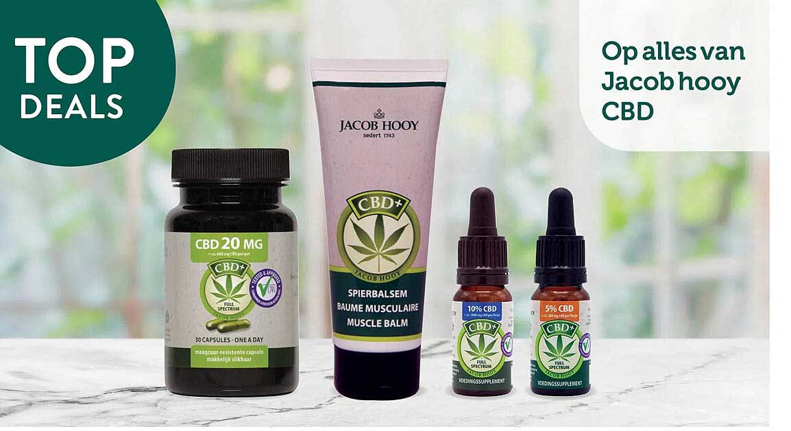 Op alles van Jacob Hooy CBD
