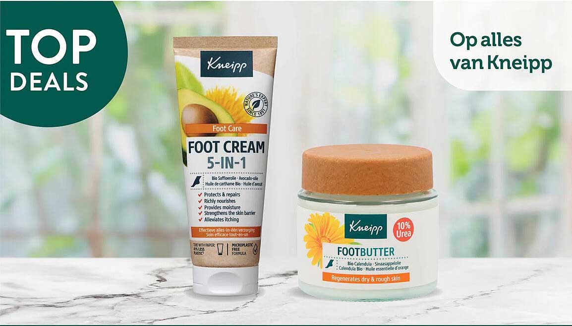 Op alles van Kneipp