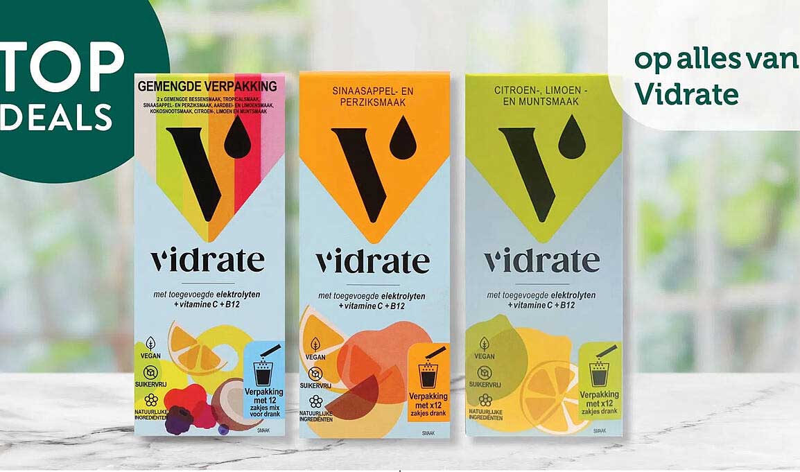 op alles van Vidrate