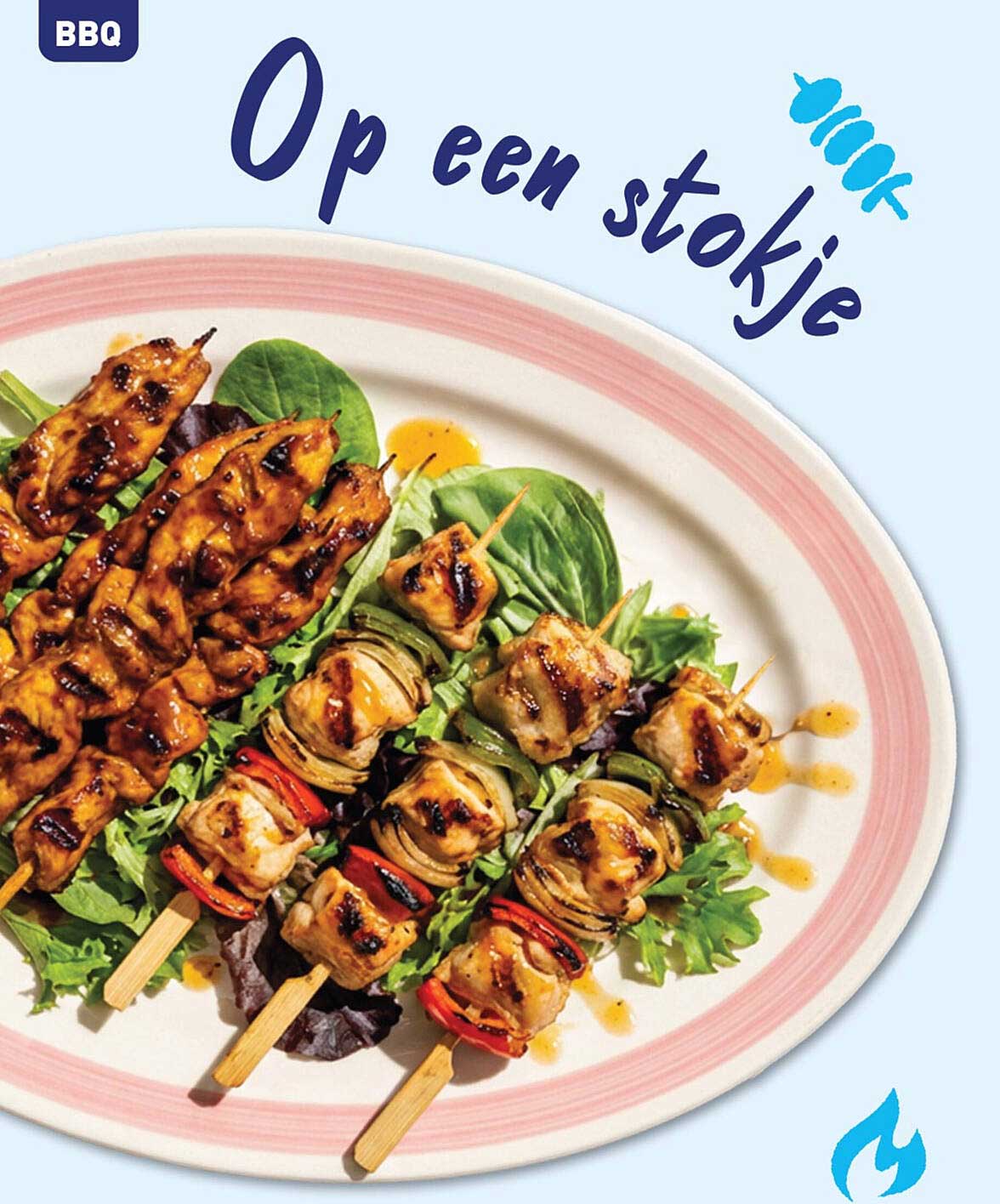 Op een stokje