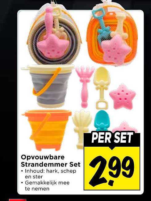 Opvouwbare Strandemmer Set