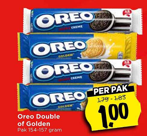 Oreo Double of Golden Pak 154-157 gram