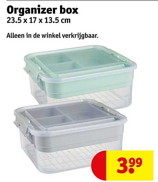 Organizer box 23.5 x 17 x 13.5 cm