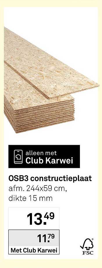 OSB3 constructieplaat