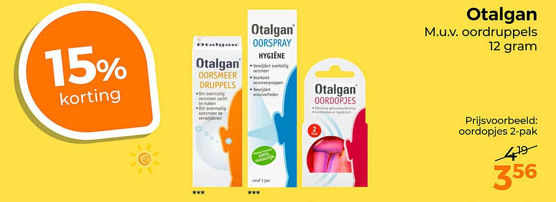 Otalgan M.u.v. oordruppels 12 gram