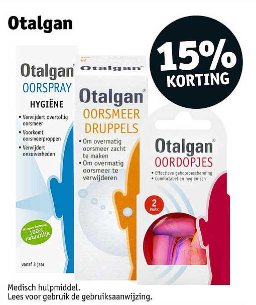 Otalgan Oorspray Hygiëne 15% korting