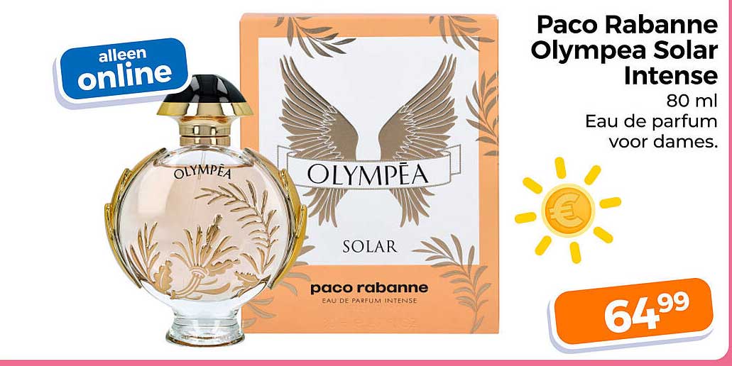 Paco Rabanne Olympea Solar Intense 80 ml Eau de parfum voor dames