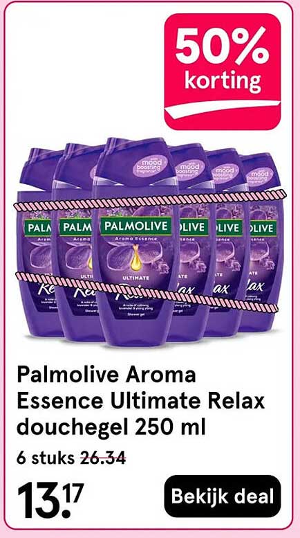 Palmolive Aroma Essence Ultimate Relax douchegel 250 ml 50% korting