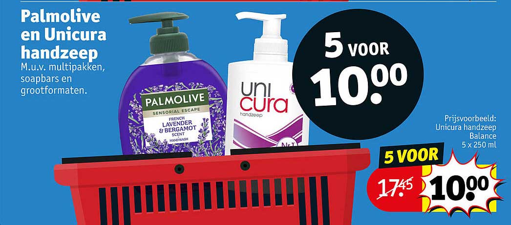 Palmolive en Unicura handzeep
