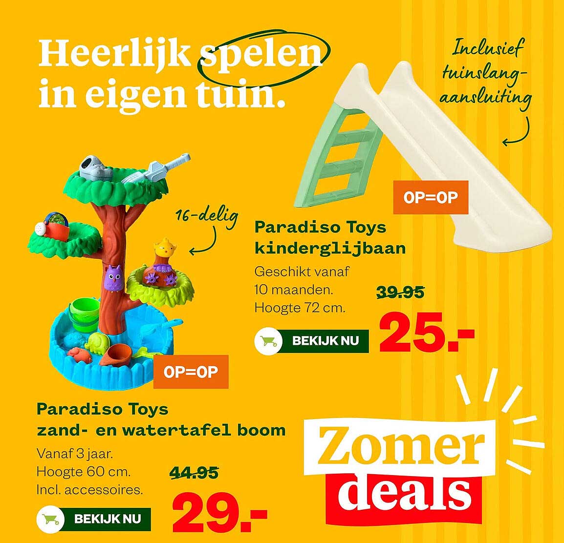 Paradiso Toys kinderglijbaan
