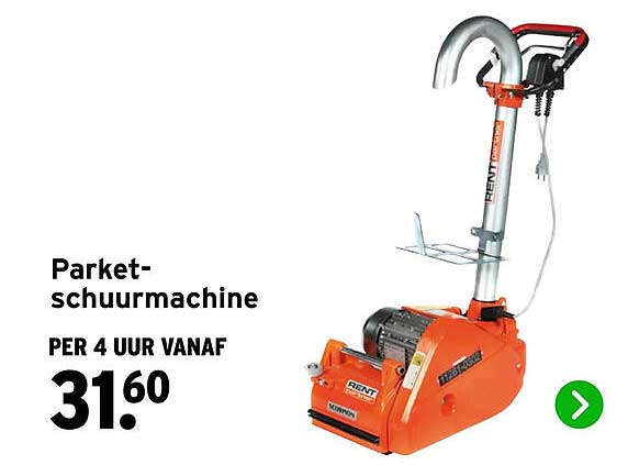 Parket-schuurmachine