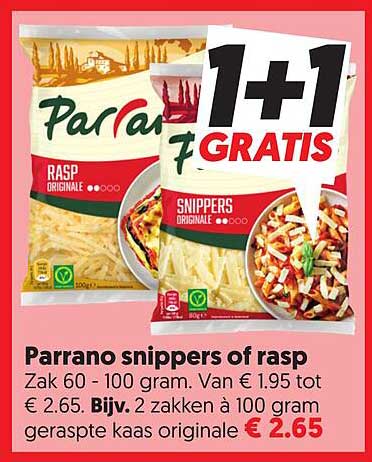 Parrano snippers of rasp 1+1 GRATIS