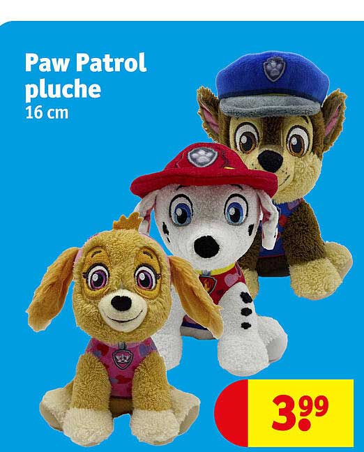 Paw Patrol pluche 16 cm