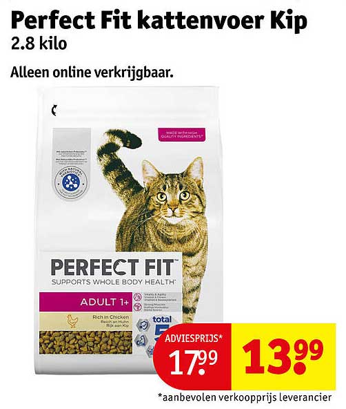 Perfect Fit kattenvoer Kip 2.8 kilo Alleen online verkrijgbaar.