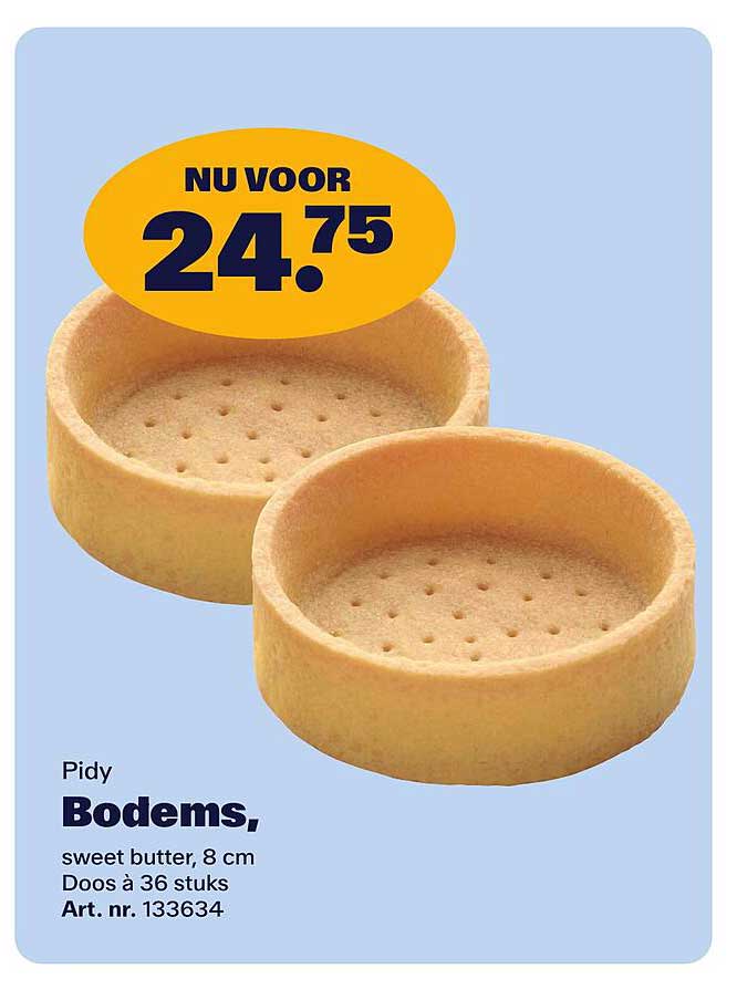 Pidy Bodems, sweet butter, 8 cm