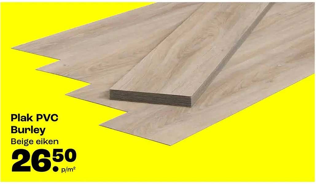 Plak PVC Burley Beige eiken