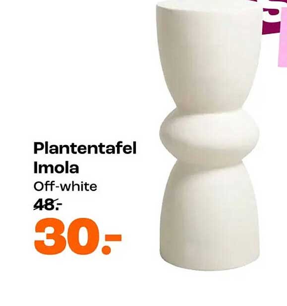 Plantentafel Imola Off-white
