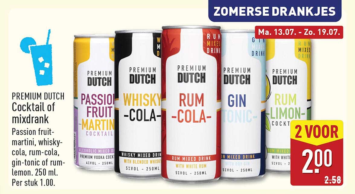 PREMIUM DUTCH Cocktail of mixdrank