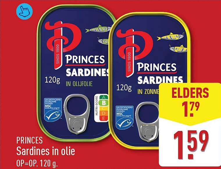 PRINCES Sardines in olie