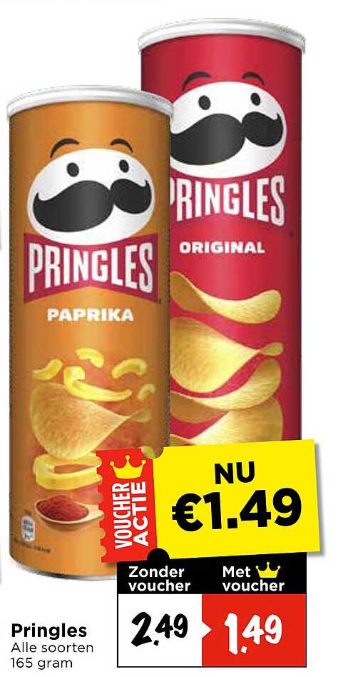 Pringles Alle soorten 165 gram