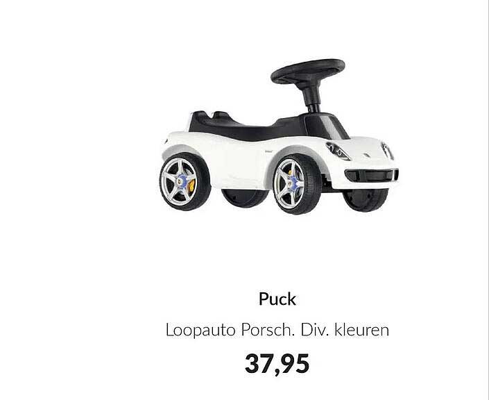 Puck Loopauto Porsch. Div. kleuren