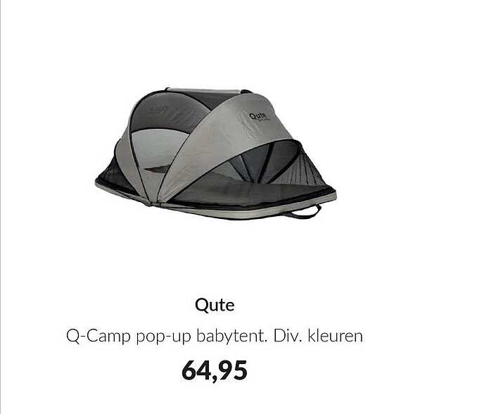 Q-Camp pop-up babytent. Div. kleuren