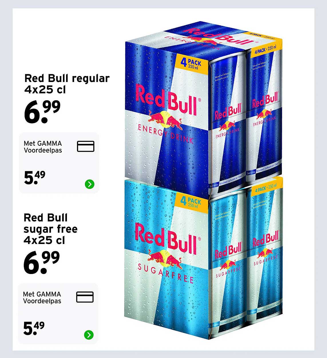 Red Bull regular 4x25 cl