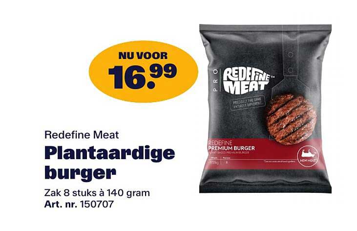 Redefine Meat Plantaardige burger