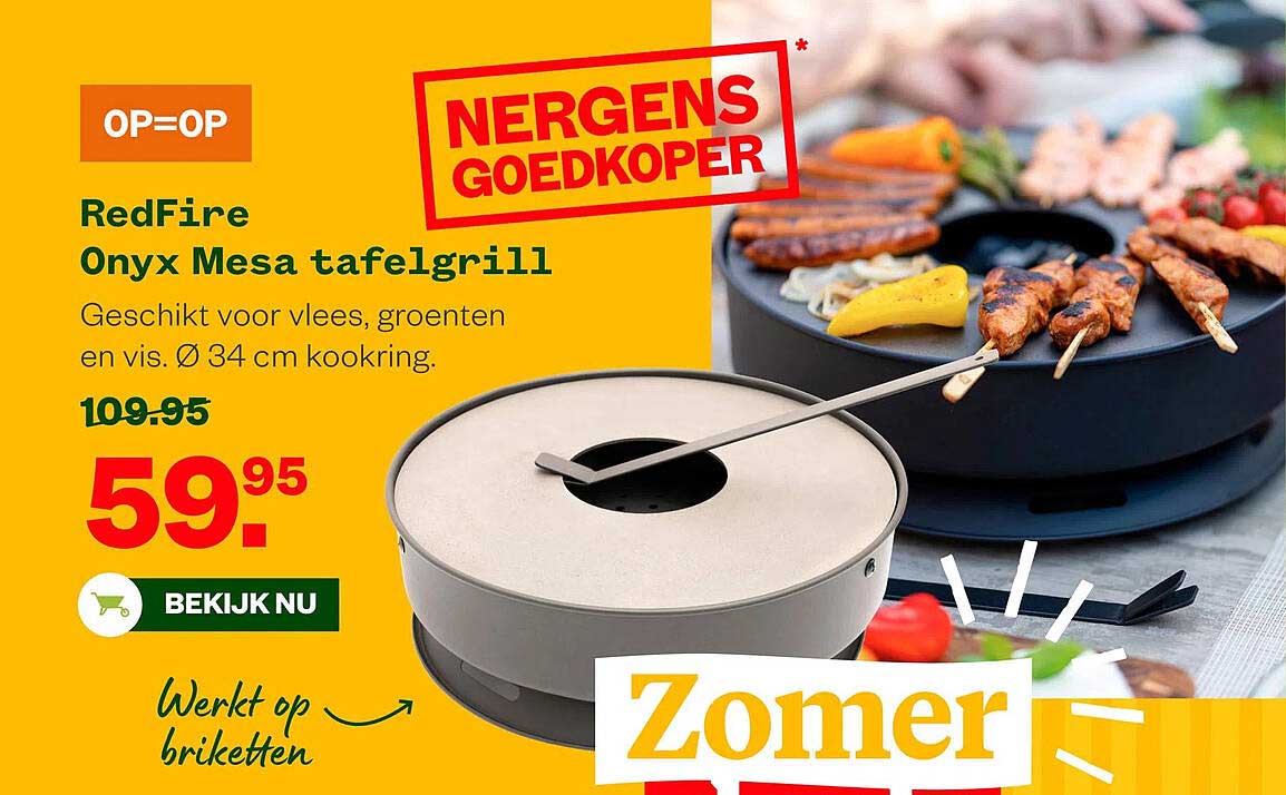 RedFire Onyx Mesa tafelgrill
