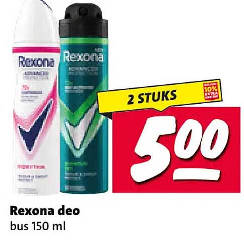 Rexona deo bus 150 ml 2 stuks
