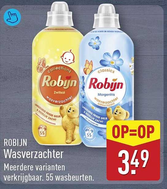 ROBIJN Wasverzachter Meerdere varianten verkrijgbaar. 55 wasbeurten. OP=OP