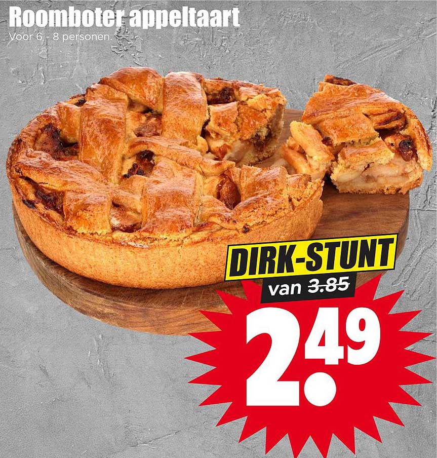 Roomboter appeltaart