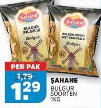ŞAHANE BULGUR SOORTEN 1KG