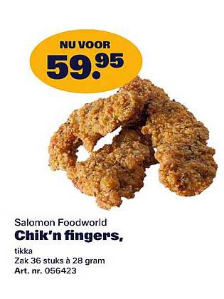Salomon Foodworld Chik'n fingers,