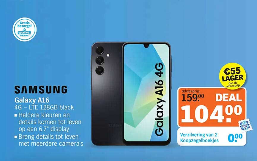 Samsung Galaxy A16 4G – LTE 128GB black