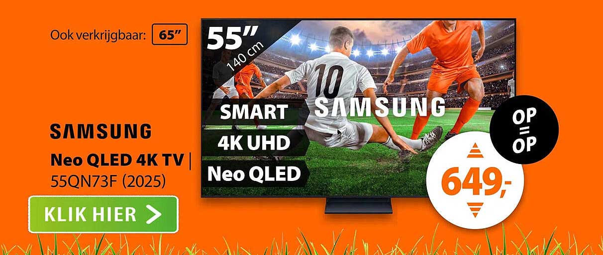 Samsung Neo QLED 4K TV | 55QN73F (2025)