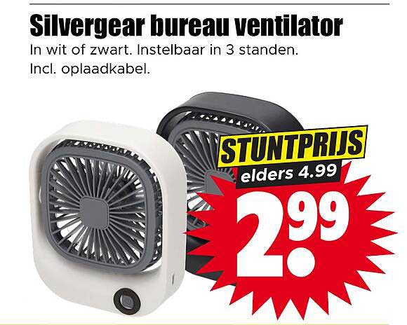 Silvergear bureau ventilator