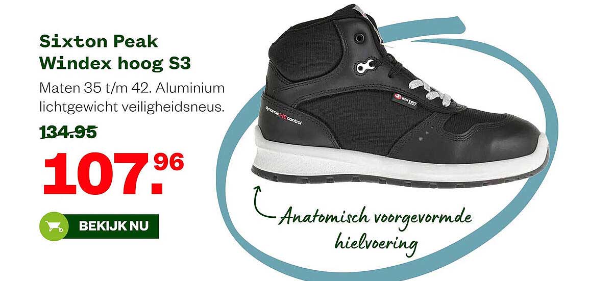 Sixton Peak Windex hoog S3