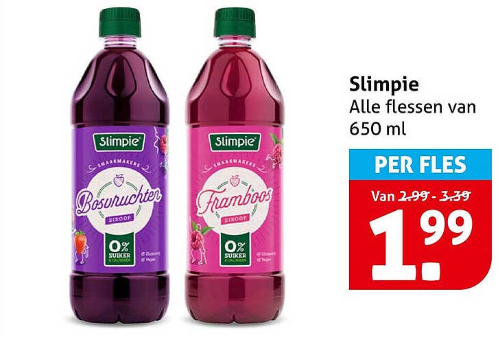 Slimpie Alle flessen van 650 ml PER FLES