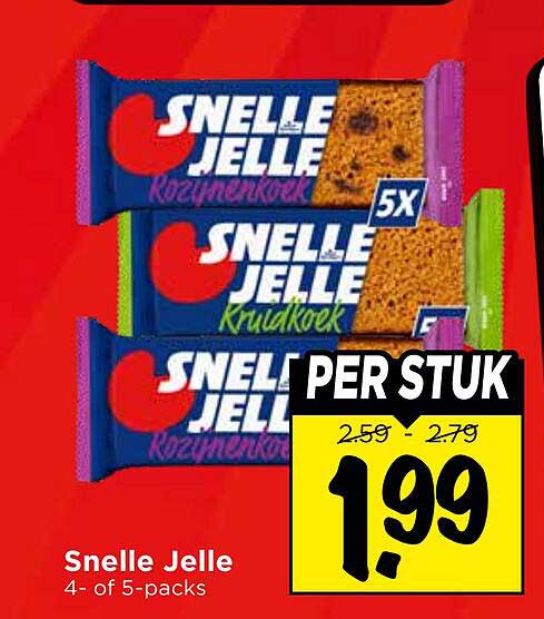 Snelle Jelle 4- of 5-packs