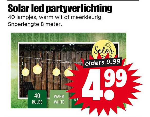 Solar led partverlichting