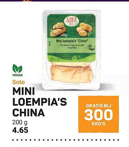 Soto MINI LOEMPIA'S CHINA