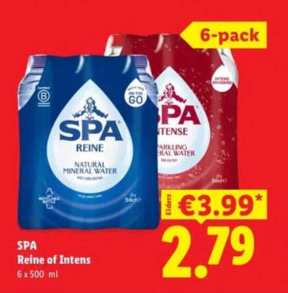 SPA Reine of Intens 6 x 500 ml 6-pack