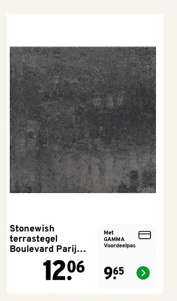 Stonewish terrastegel Boulevard Parij...