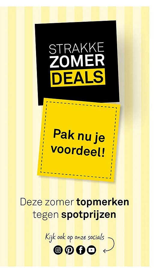 STRAKKE ZOMER DEALS