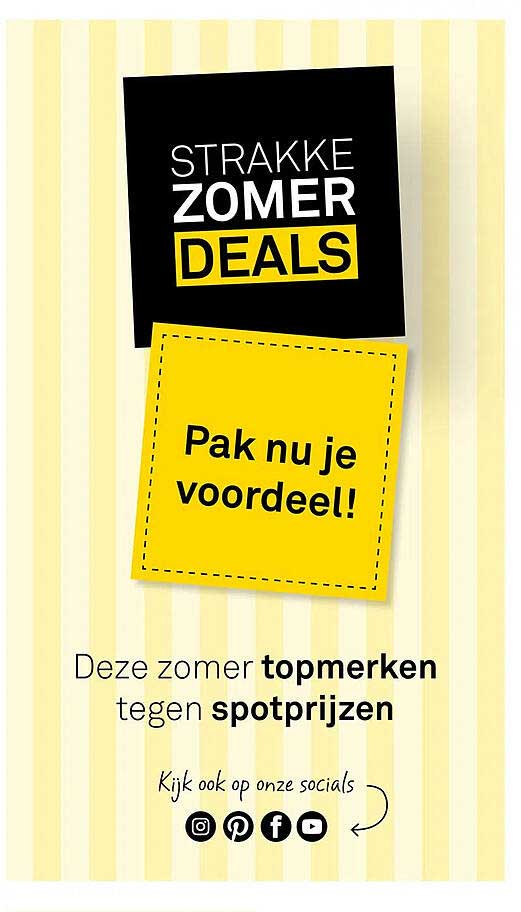 STRAKKE ZOMER DEALS