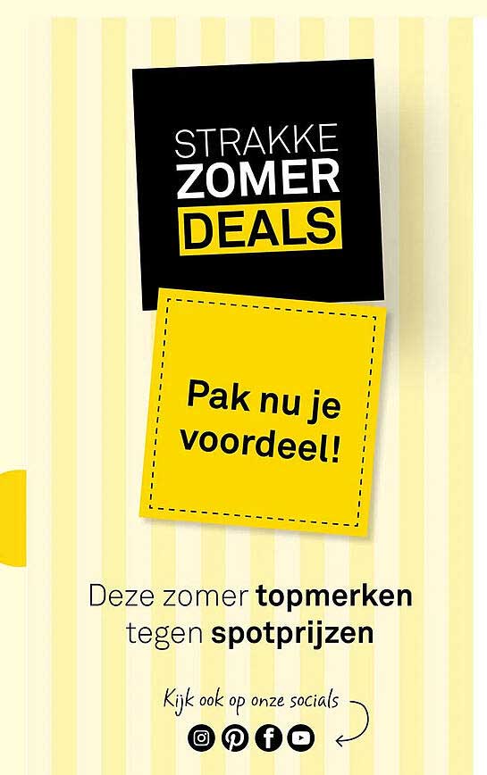 STRAKKE ZOMER DEALS