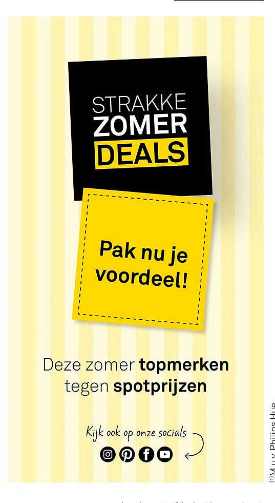 STRAKKE ZOMER DEALS