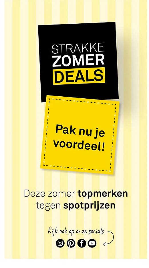 STRAKKE ZOMER DEALS
